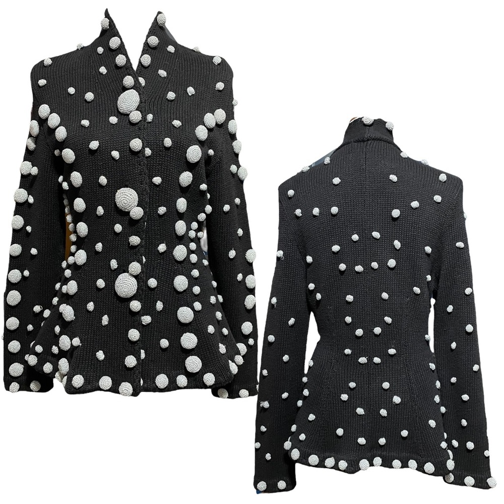 RARE Michael Simon for Bergdorf Goodman Virus Vintage Sweater - AMAZING!